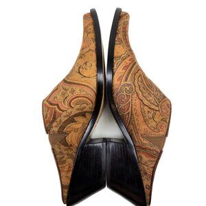 Matisse Southwestern Paisley Suede Mules Women’s 9 – Boho Country Slip-On